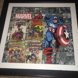 Marvel Captain America Shadow Box
